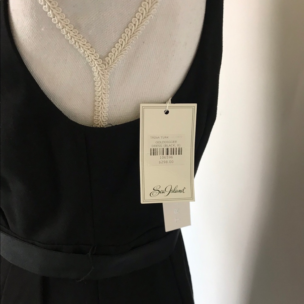 Trina Turk Gold Digger Faux Wrap Belted Dress - Picture 7 of 8